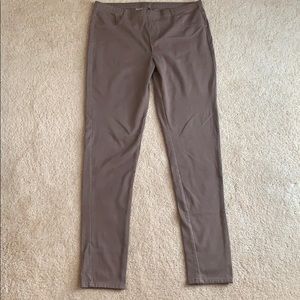 Tan stretch pants